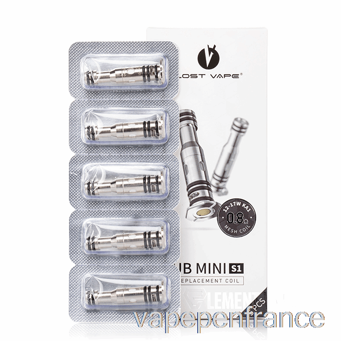 Bobines De Remplacement Perdues Vape Ub Mini Bobines 0.8ohm Ub Mini S1 Stylo Vape